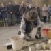 Stolpersteinverlegung für vier niederländische KZ-Häftlinge