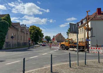 Straße „Vor dem Salzwedeler Tor“ ab Höhe Bäckerei einseitig gesperrt