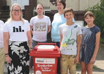 Rote Tonne für kleine Helden